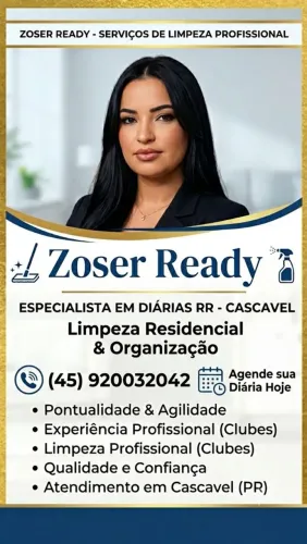 Serviço de limpeza de qualidade e responsável
