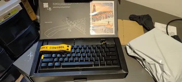 Teclado Wooting 60HE o mais usado por Proplayers Pouco tempo de uso (impecável)