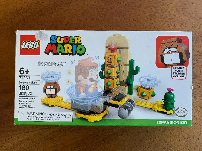 LEGO SUPER MARIO - Desert Pokey - 180 Peças - Completo 
