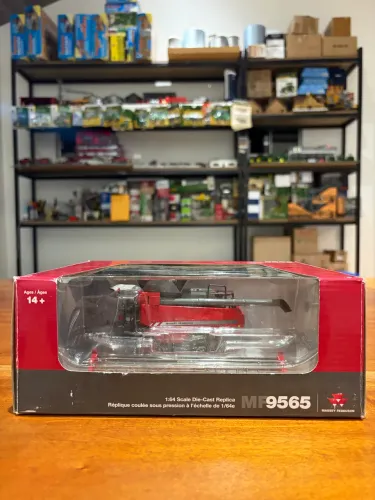 Miniatura colheitadeira Massey Ferguson 9565 1/64