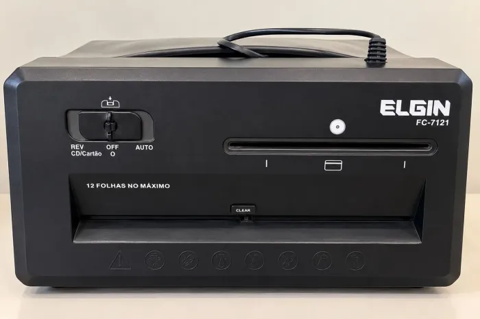 Fragmentadora de Papel Elgin FC-7121 - Até 12 Folhas