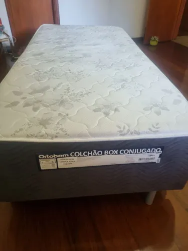 Cama Box ortobom conjugado solteiro .