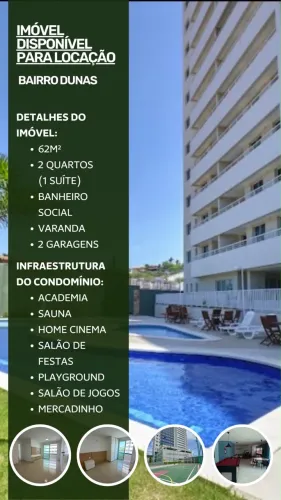 Apartamento para alugar com 2 quartos, 2 vagas e lazer completo