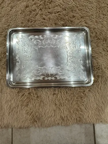 bandeja de inox retangular