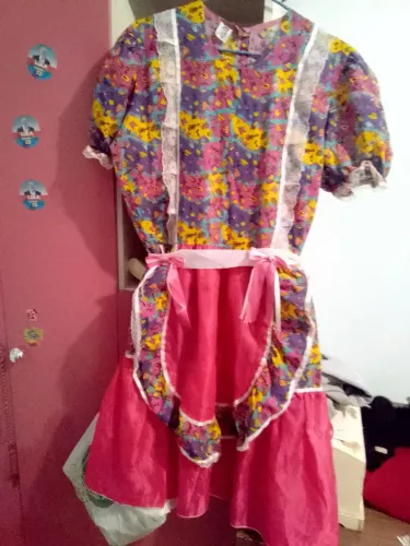 Vestido Festa Junina Tam G Adulto 