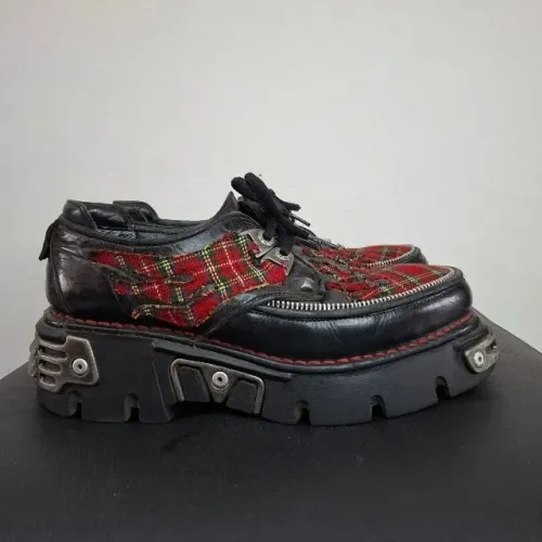 sapato new rock flame creeper