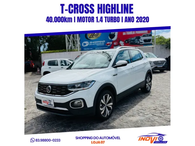 Volkswagen T-Cross Highline 1.4 TSI Flex 16V 5P AUT 2020