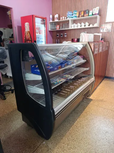 Balcão Expositor Refrigerado Gelopar Vidro Curvo - Excelente Estado