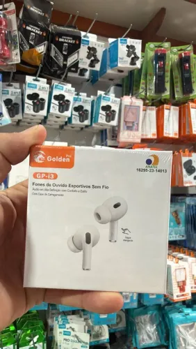 Fone de ouvido via bluetooth sem fio