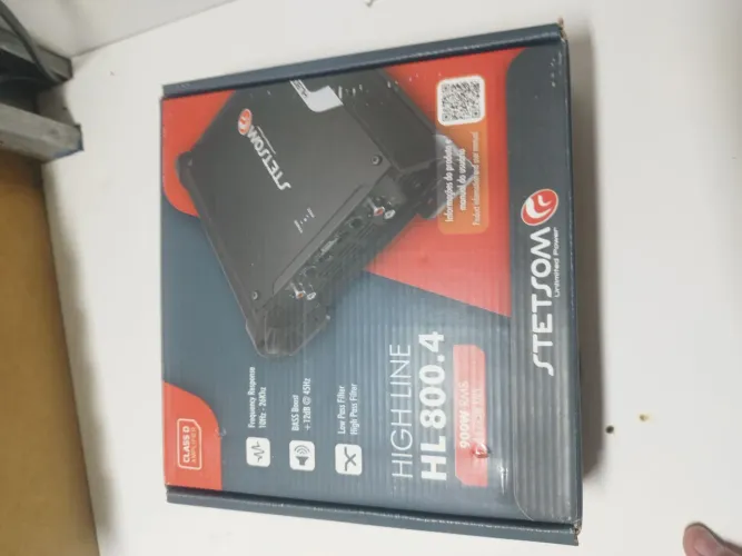 Módulo Stetsom 800 watts 4 canais 2 ohms - Novo e no Lacre