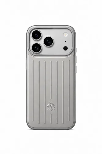 Case de alumínio Titânio RIMOWA para iPhone 17 Pro Max