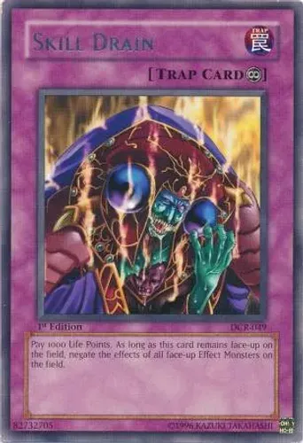 Yugioh!!! Skill Drain DCR-049 Rare