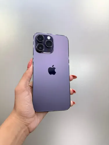 14 PRO MAX ROXO 128 GIGAS SEMI NOVO COM TELA TROCADA!!