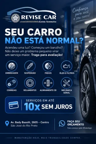 Oficina Mecânica em Rio Preto | Revisecar Centro Automotivo