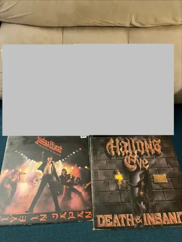 2 Lps Vinil Metal Judas Priest Hallows Eve