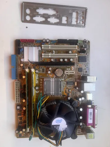 Placa + processador + mem.ram