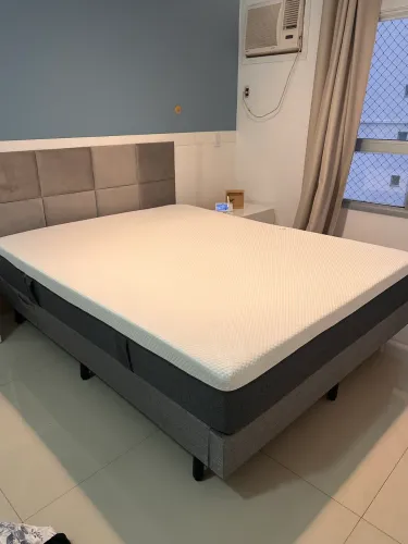 Conjunto cama box select e colchão original queen Emma