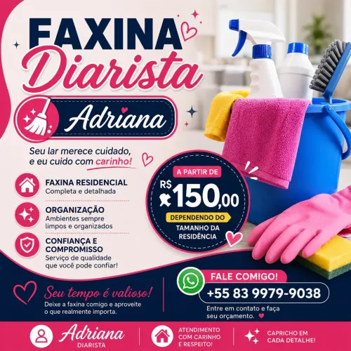 Diarista e faxina
