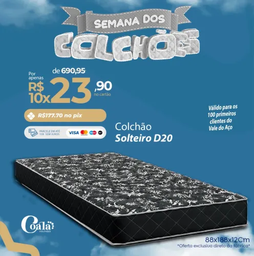 Colchão direto da fábrica solteiro 