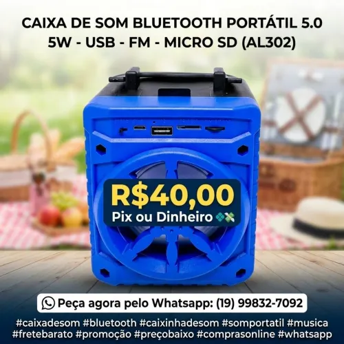 Caixa bluetooth 