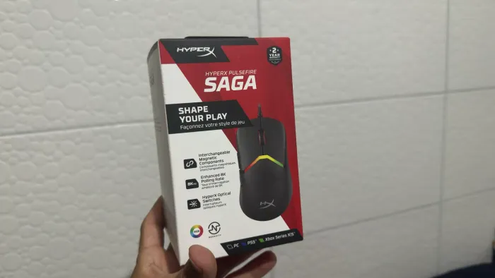 Mouse Gamer HyperX Pulsefire Saga 