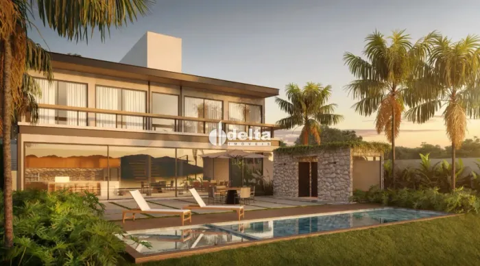 Casa residencial com 4 suítes disponível para venda no bairro Área Rural em Uberlândia-MG