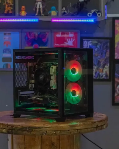 PC Gamer Ryzen 5 3400G, GTX 1060 5GB, 16GB RAM, SSD 240GB, A520, Fonte 450W