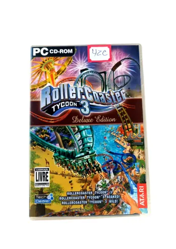CD DE JOGO ROLLER COASTER TYCOON 3 DELUXE EDITION 42C