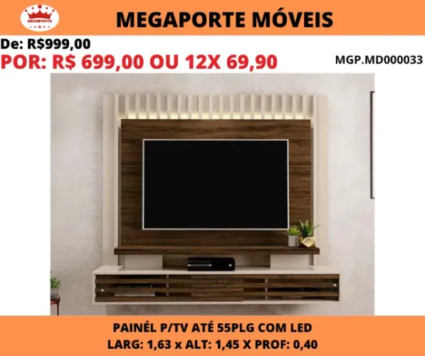 PAINEL DE TV C/LED