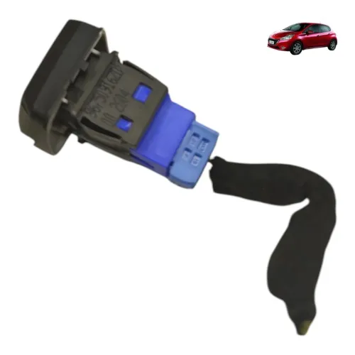 Botão Pisca Alerta Painel Peugeot 208 2014 2015 2016 2017 18