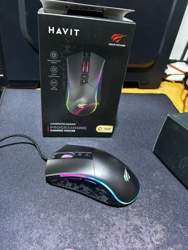 Mouse gamer HAVIT 7 botões 