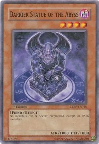 Yugioh!!! Barrier Statue of the Abyss CDIP-EN018 Common