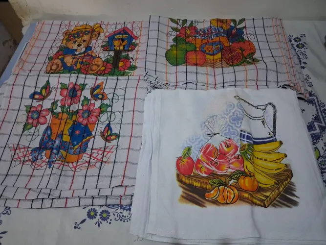 Panos de prato panos de chão flanelas atacado e varejo  *