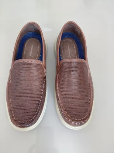 Mocassim Pegada Microfuro Marrom (Tam. 38)