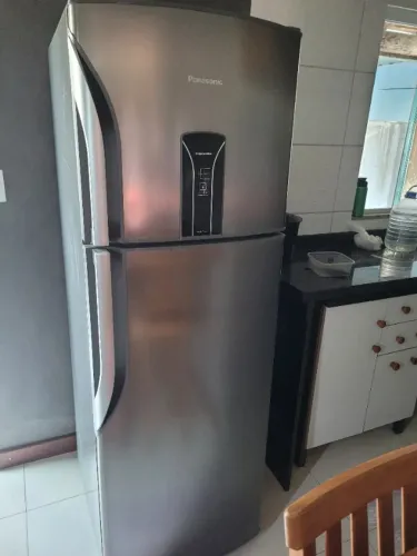 Geladeira inox Panasonic