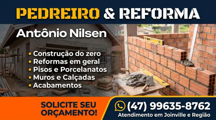 Serviços de Pedreiro em Joinville
