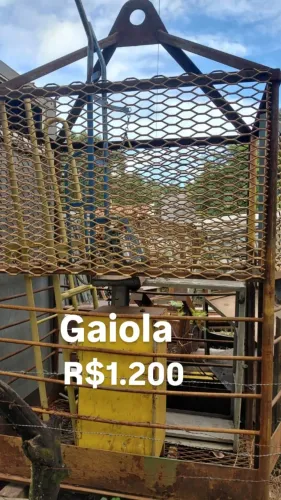Gaiola / Cesto Metálico para Içamento