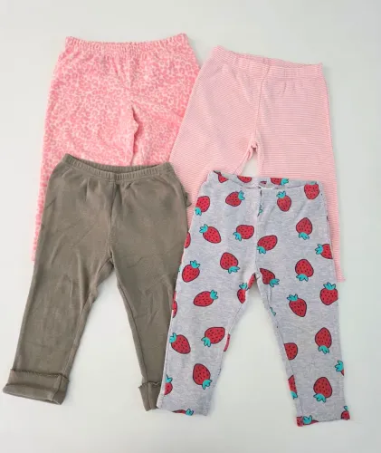 kit 4 calças carters menina 9m