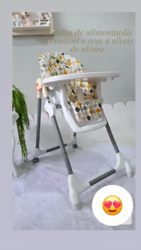Cadeira de alimentação RECLINÁVEL