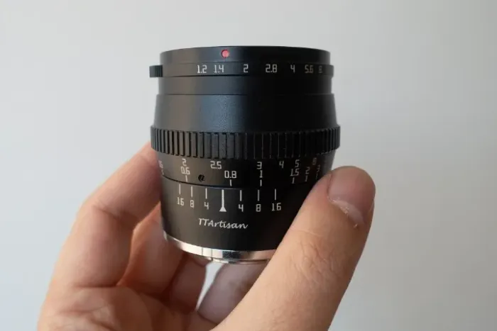 Lente TTartisan 50mm f1.2 - mount X (Fujifilm)