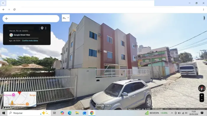 Apartamentos mobiliados para locação na Glória em Macaé/RJ, 01 Quarto e Garagem e Internet