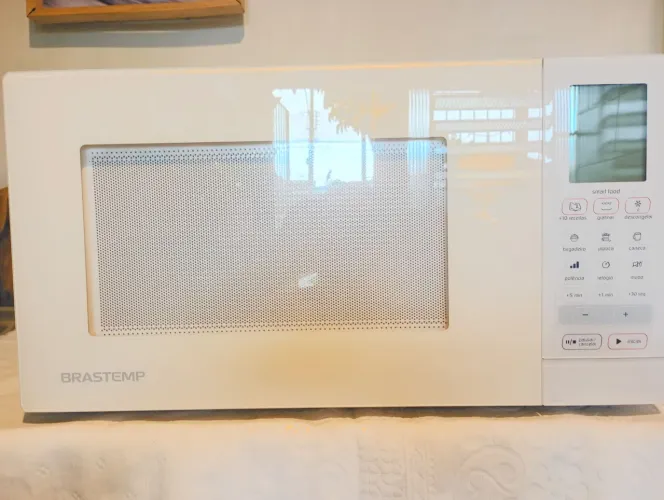 Lindo! microondas Brastemp 30lt funcionando tudo com entrega e garantia!