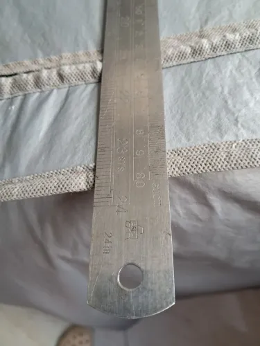 REGUA ACO INOX 60 CM PARA TRAB OU COLECIONADOR