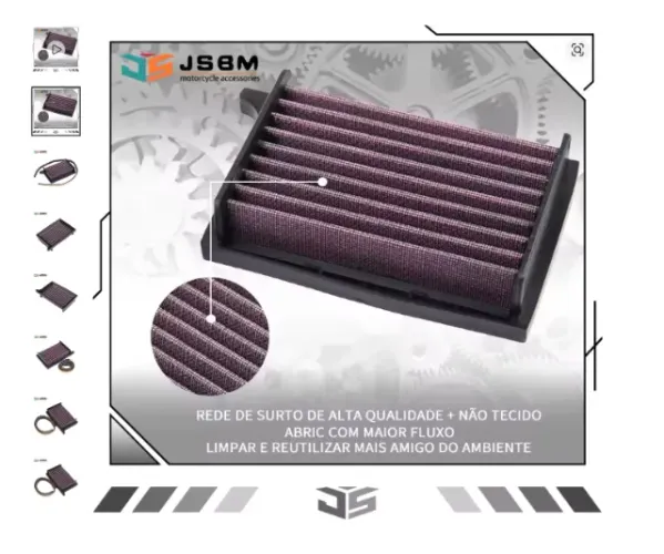 Filtro sportivo tiger sport 660 e trident 660 novo