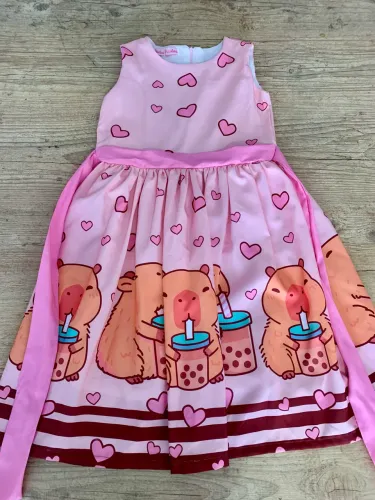 Vestido capivara e Sticht