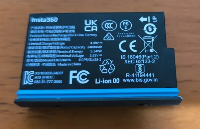 Bateria original insta360 X5 Usada em ótimo estado