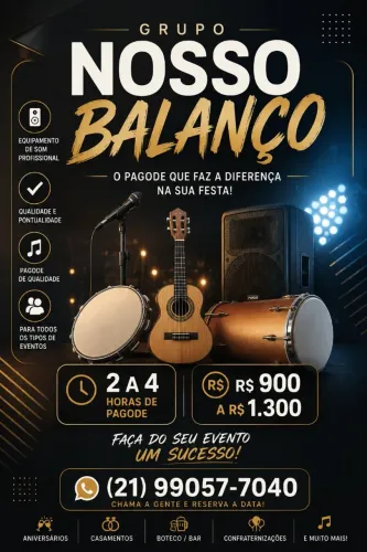 ? O PAGODE QUE FALTA NA SUA FESTA ESTÁ AQUI! ?
