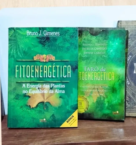 Livro e tarô de Fitoenergética | Bruno Gimenes
