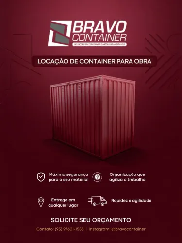 Locação Container Almoxarifado
