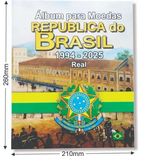 Álbum Moedas Republica do Brasil
